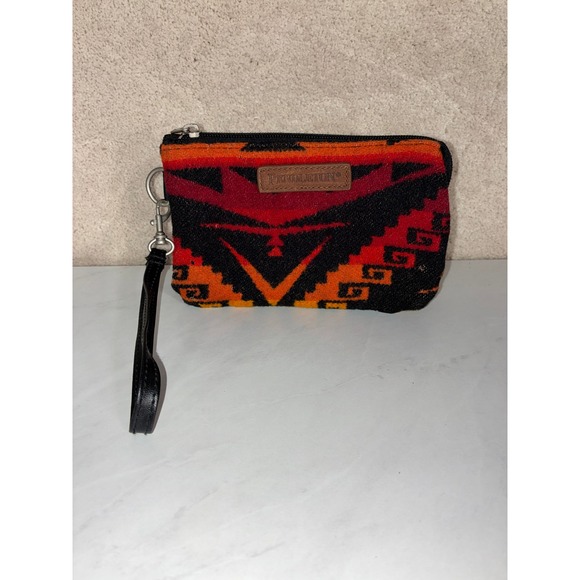 Pendleton Handbags - Pendleton Multicolor Wristlet - OS - Wool Geometric Southwestern Boho Western